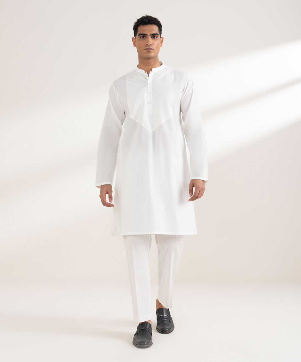 Embroidered Cotton Kurta