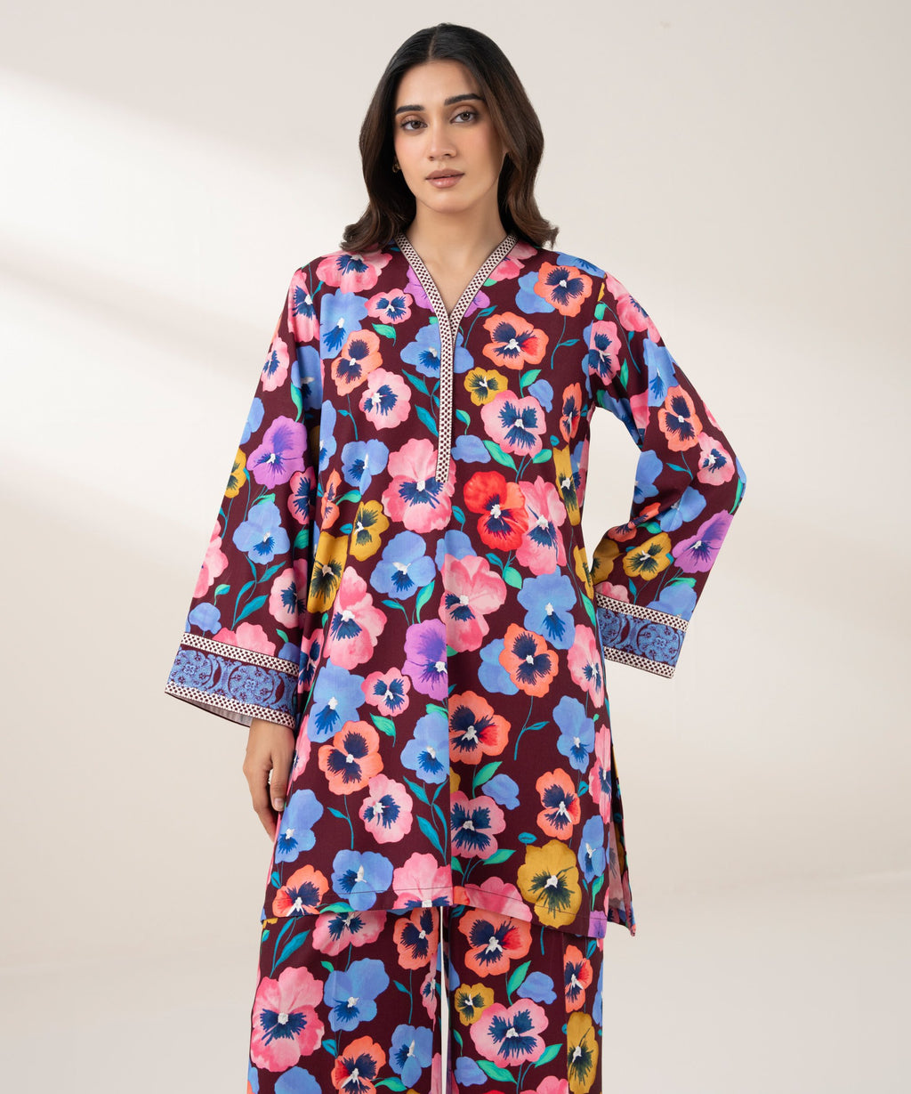 Embroidered Viscose Linen Shirt