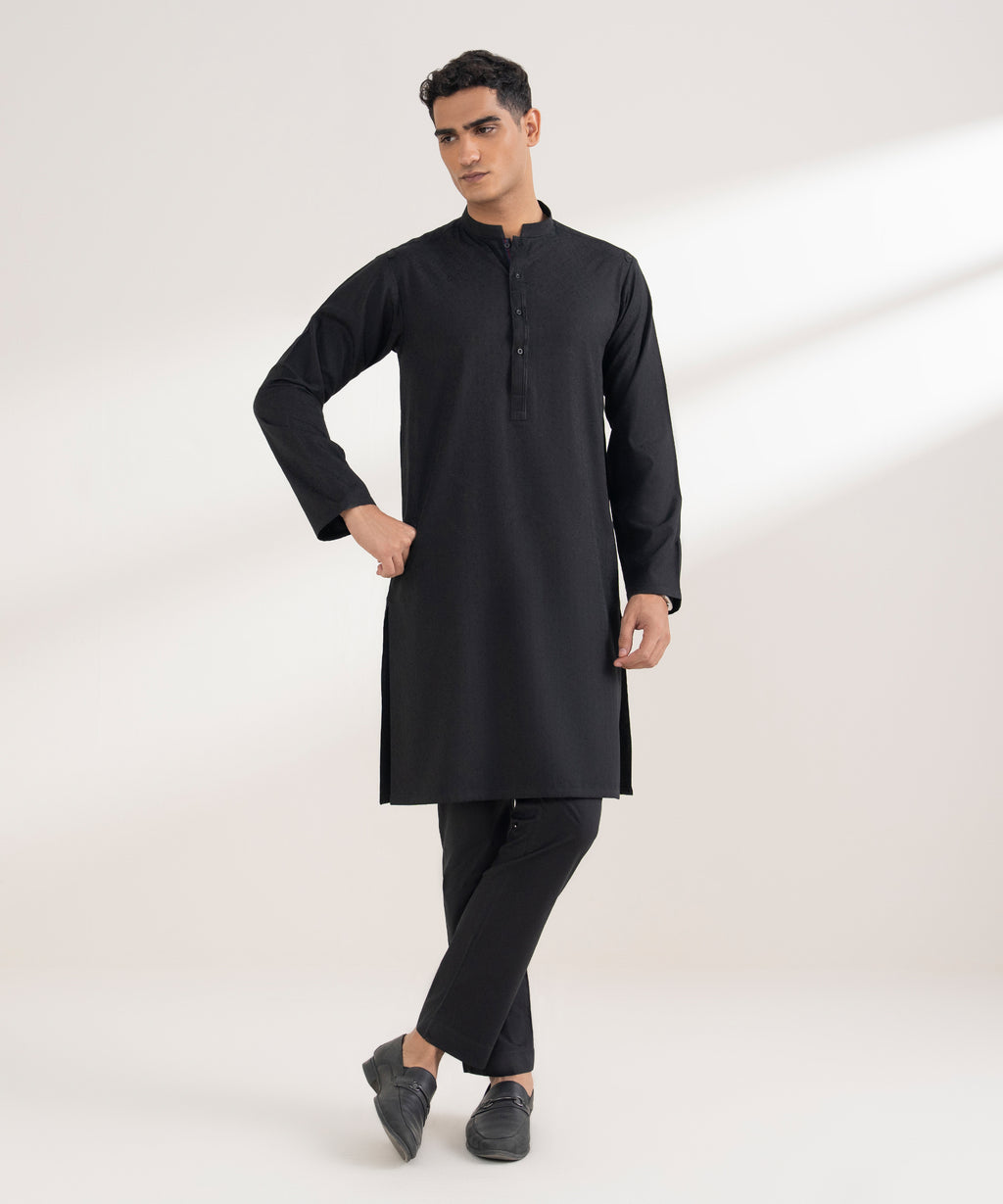 Blended Jacquard Kurta