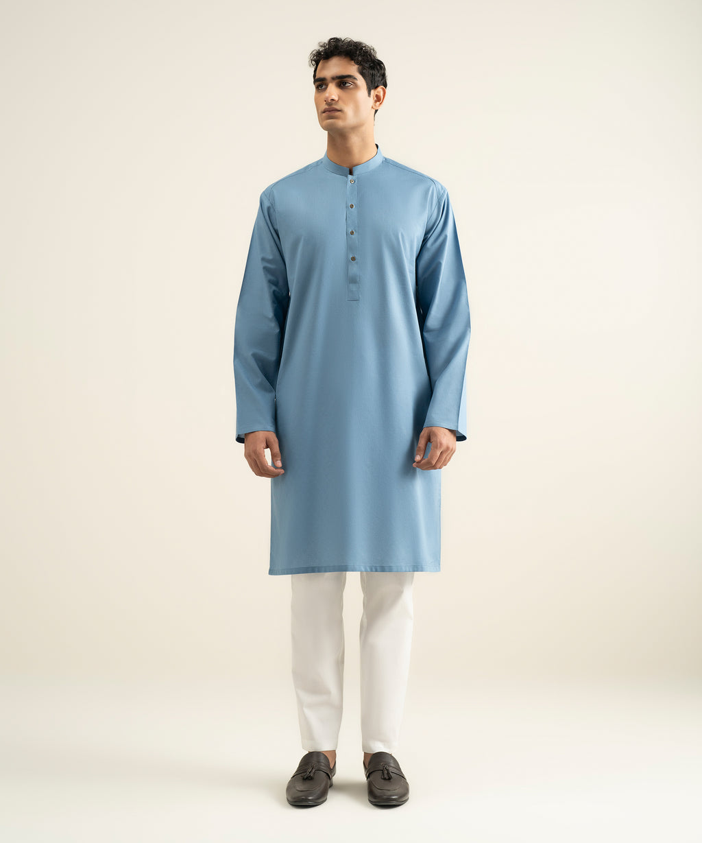 Cotton Jacquard Kurta