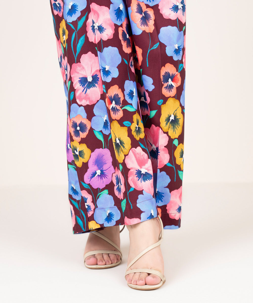 Printed Viscose Linen Culottes