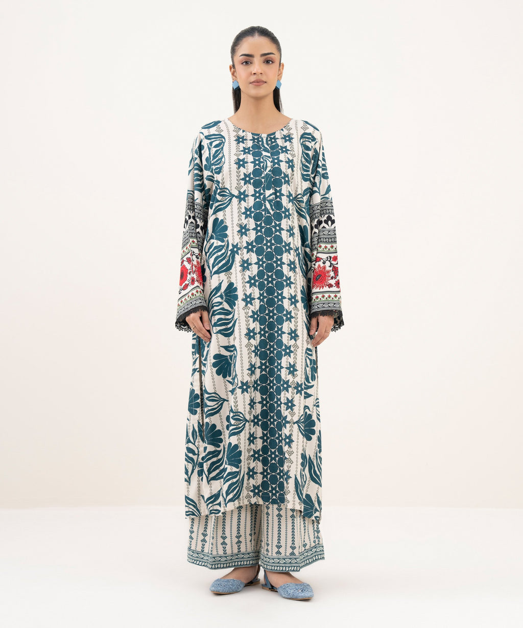 Printed Viscose Linen Shirt