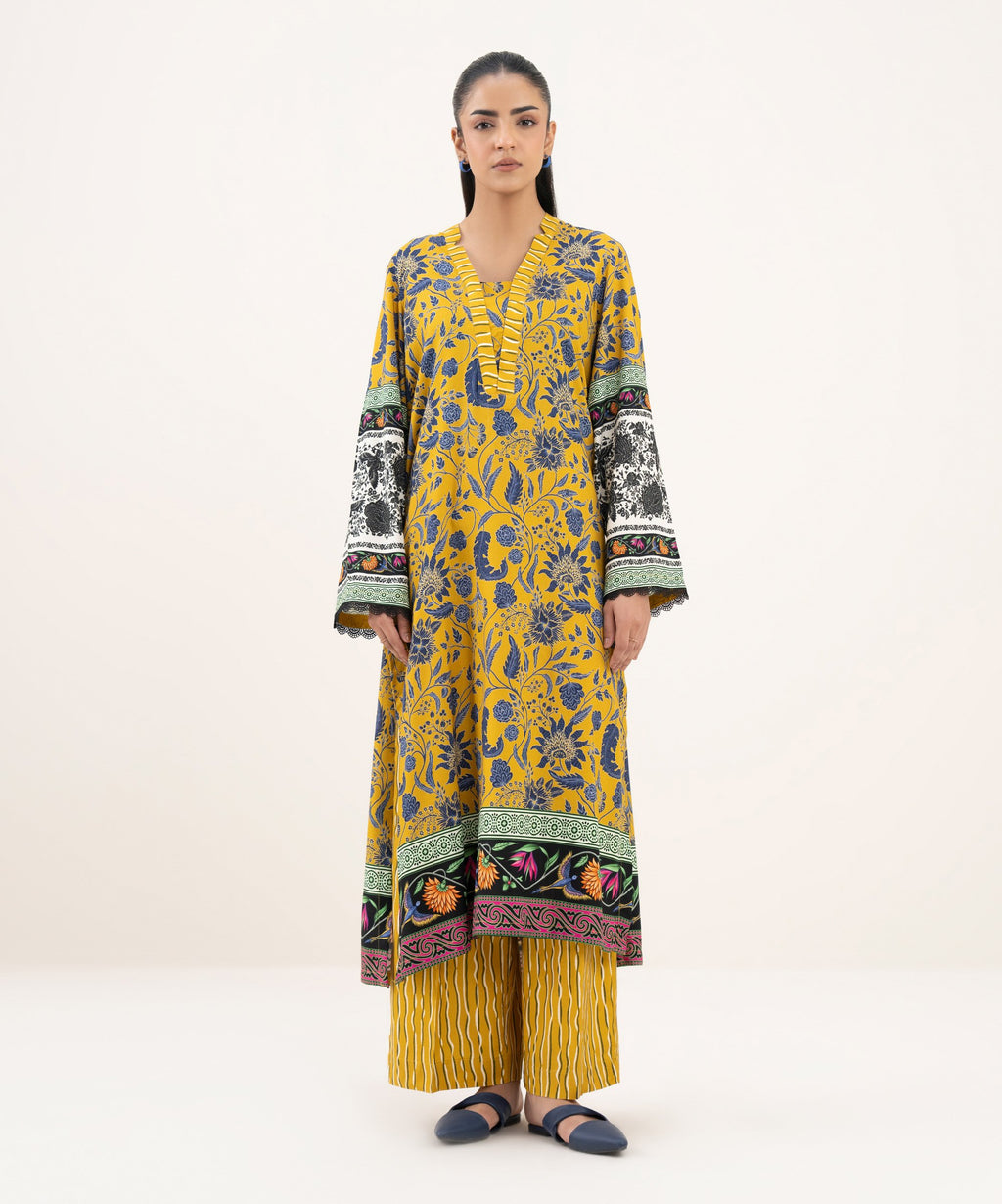 Printed Viscose Linen Shirt