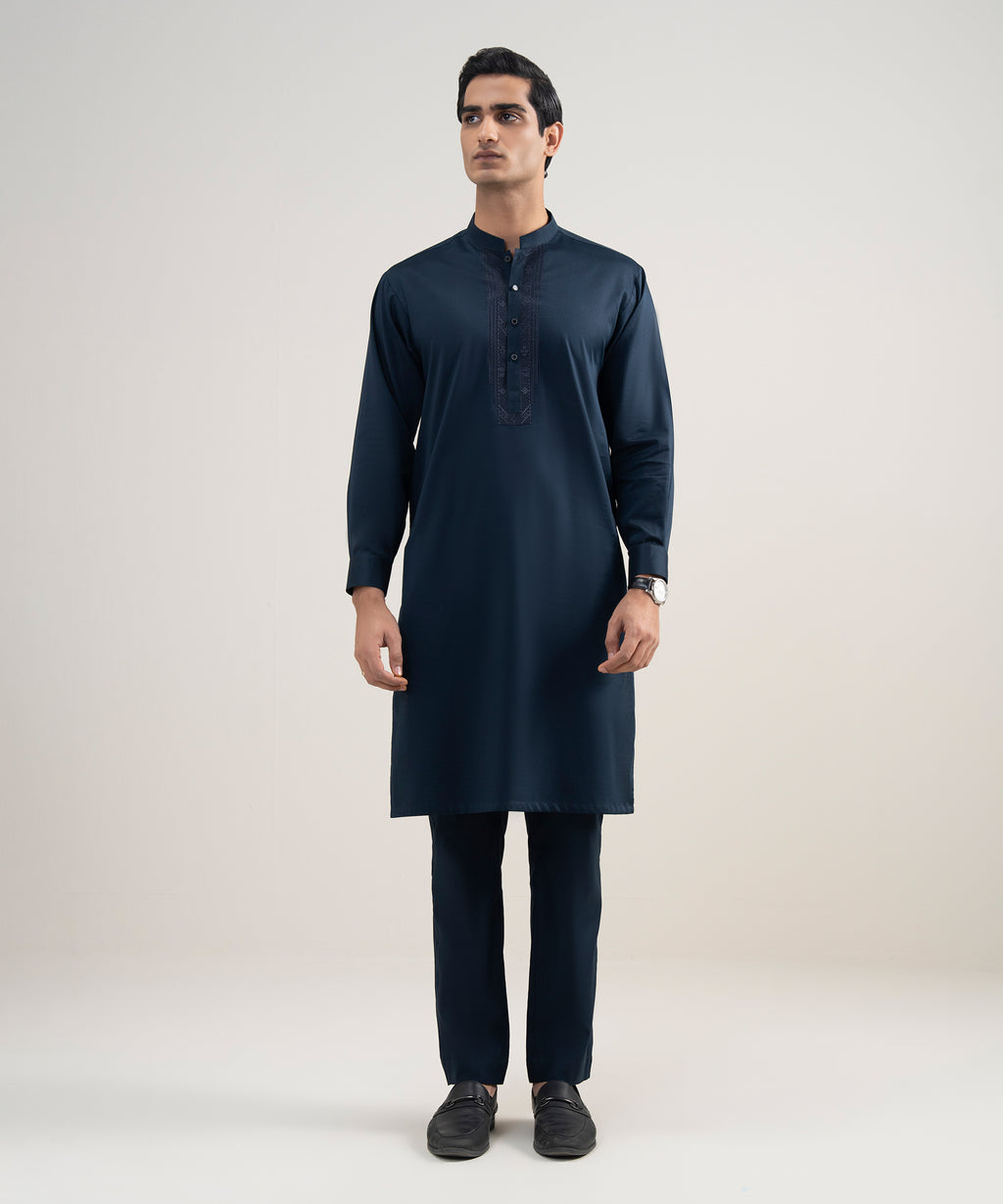 Embroidered Premium Cotton Suit