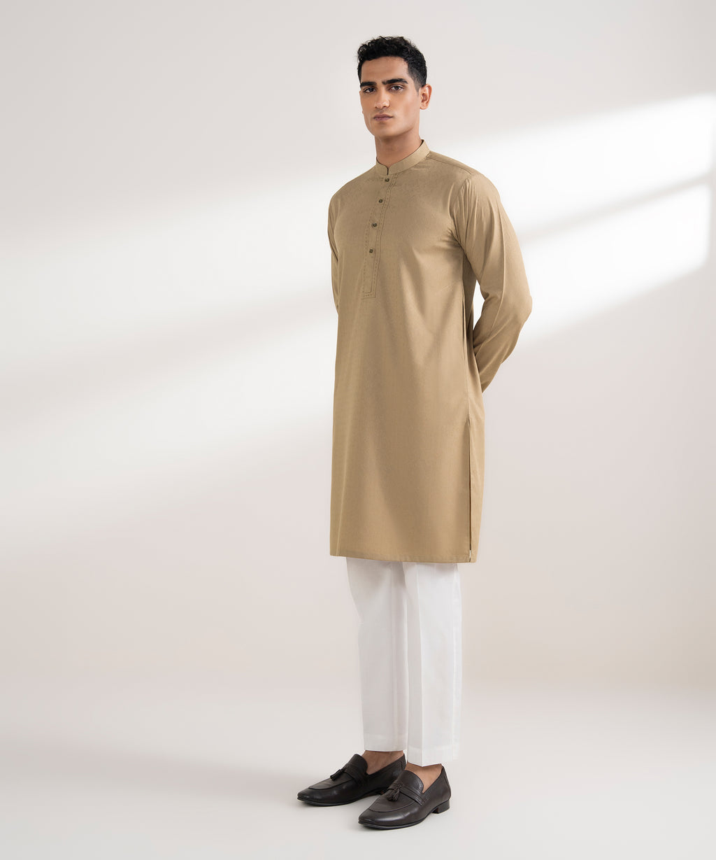Blended Jacquard Kurta