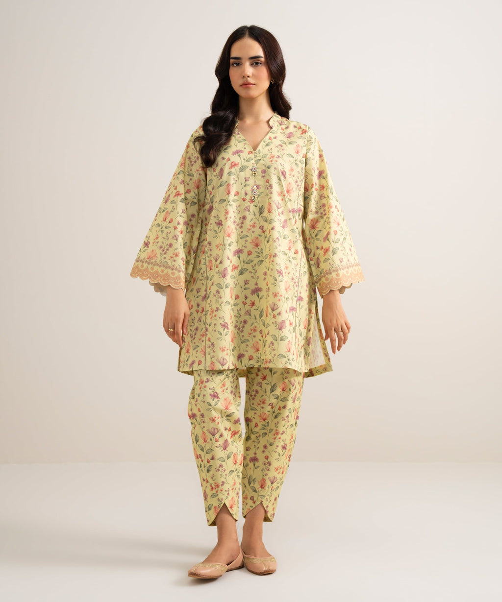 WOMEN 2PCS UNSTITCHED NEMB SUKOON