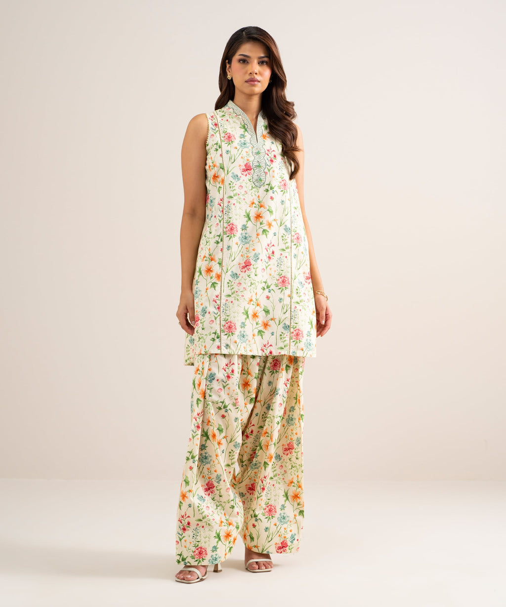 WOMEN 2PCS UNSTITCHED NEMB SUKOON
