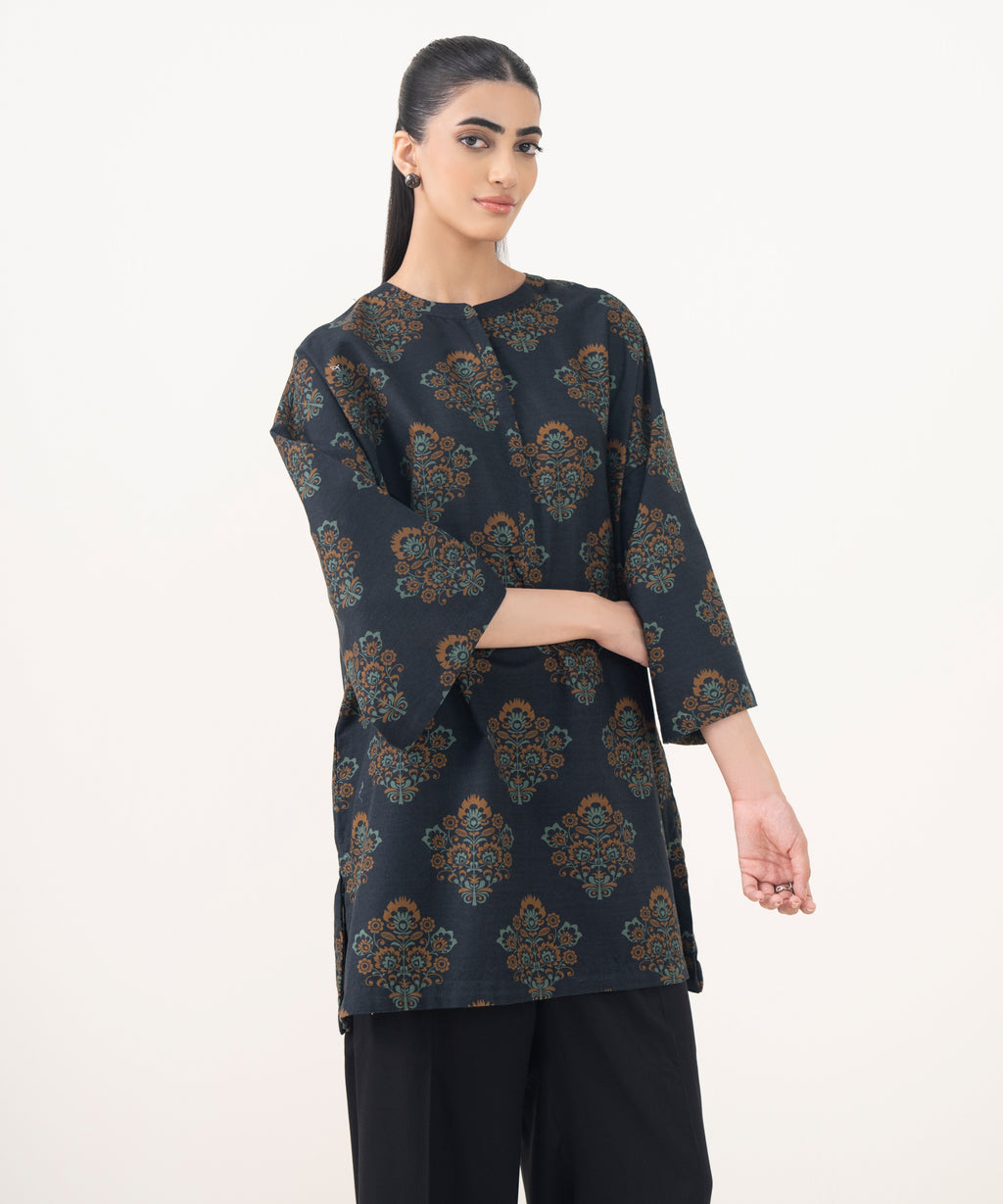 Printed Cotton Viscose Shirt