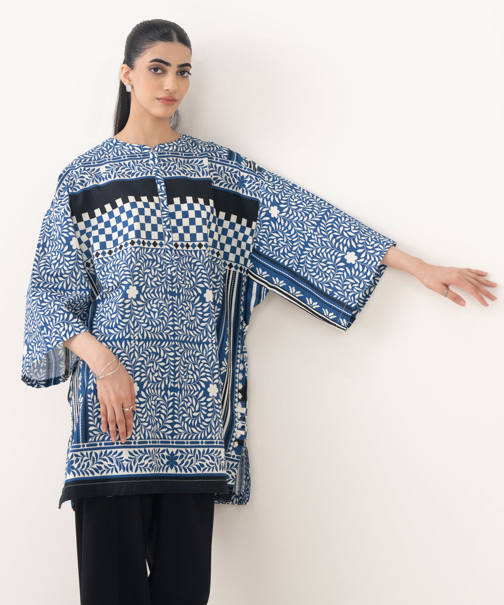 Printed Cotton Viscose Shirt