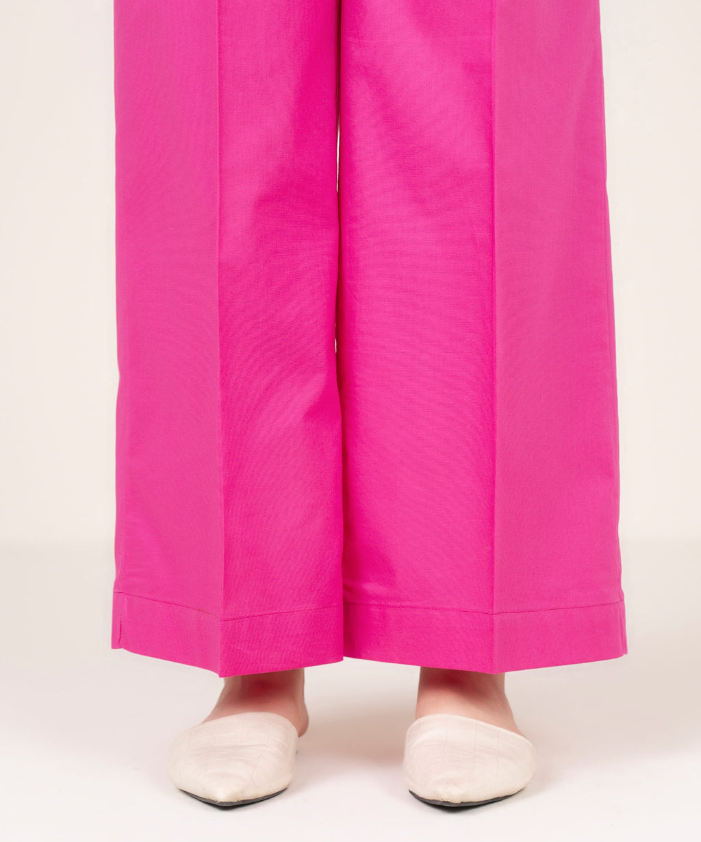 Solid Cotton Culottes