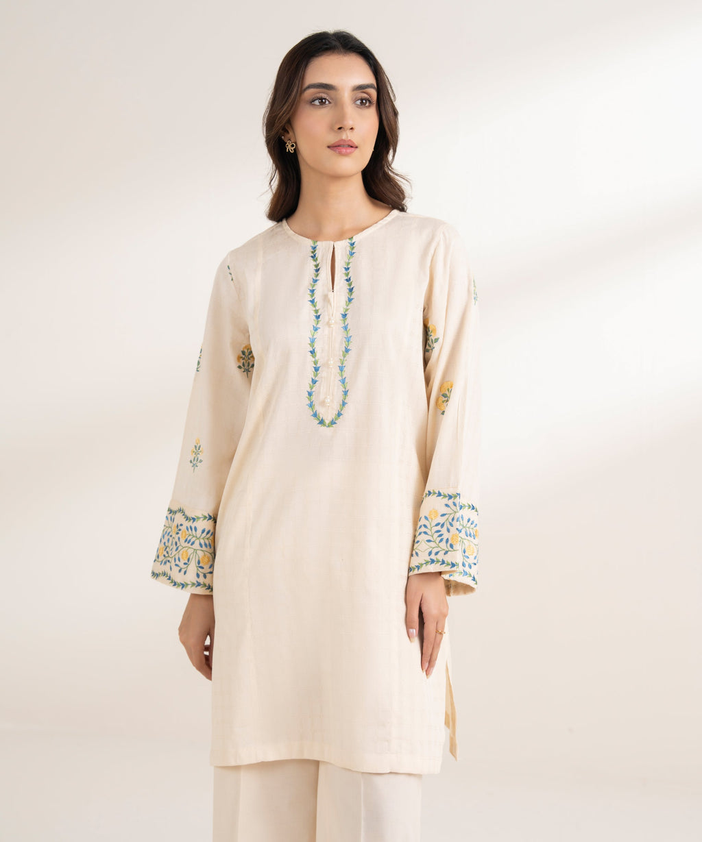 Embroidered Cotton Shirt