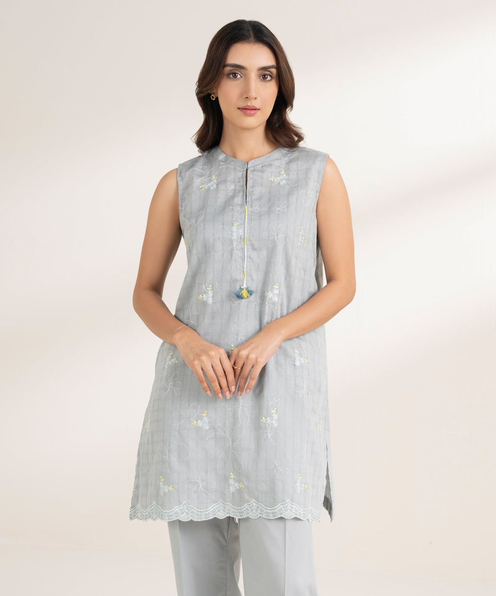 Embroidered Cotton Shirt