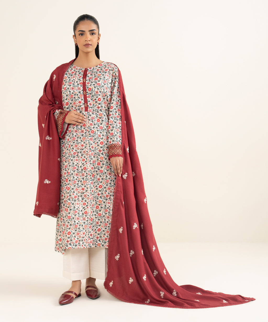 Embroidered Dobby Dupatta
