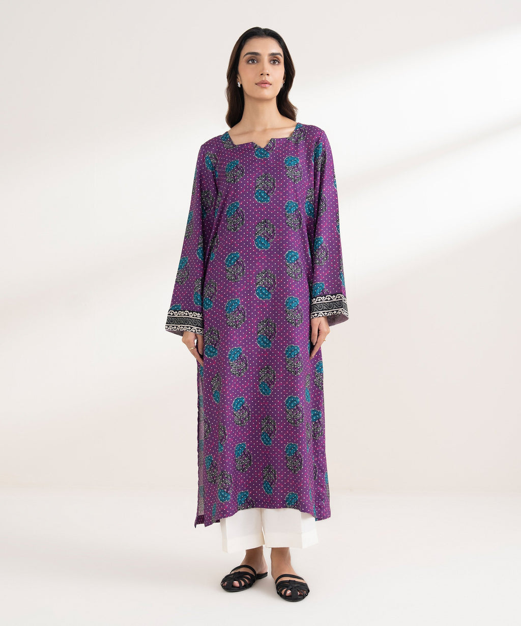 Printed Viscose Linen Shirt