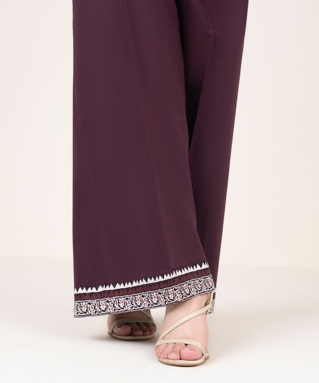 Viscose Linen Flared Pants