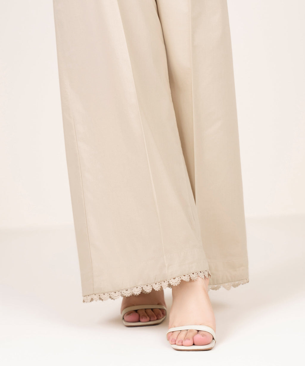Viscose Linen Flared Pants