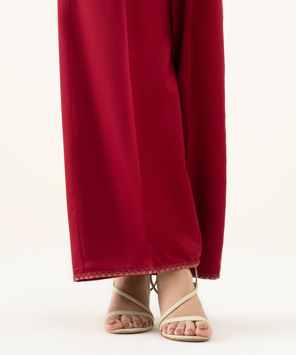 Embroidered Cambric Culottes