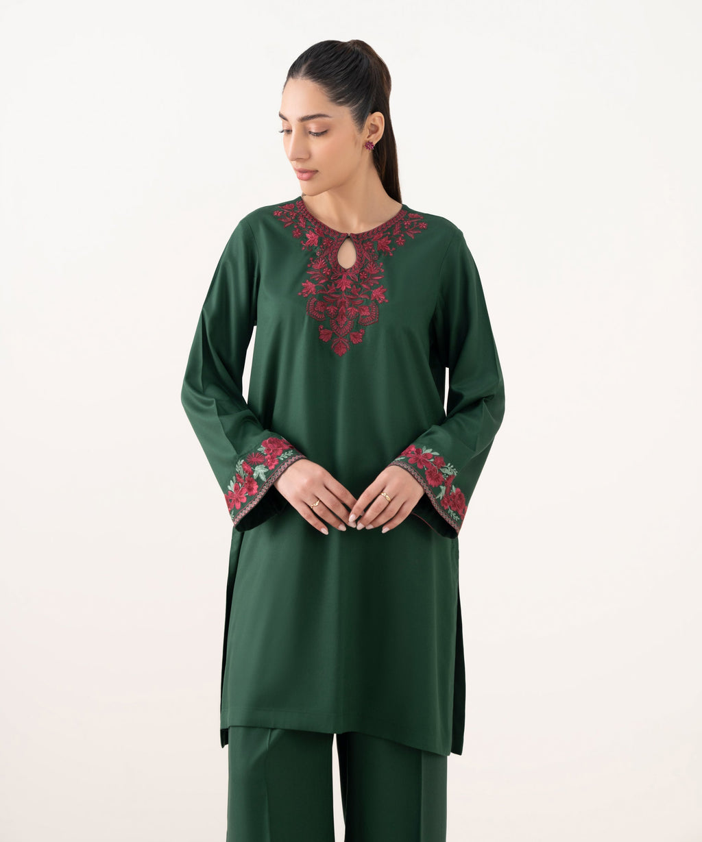 Embroidered Cambric Shirt