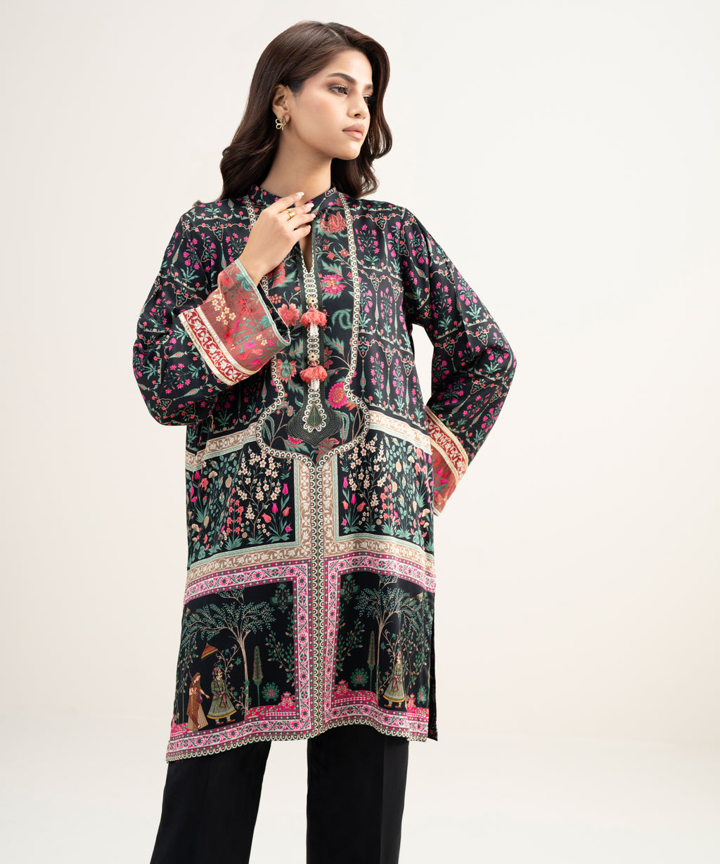 2 Piece - Emboidered Zari Lawn Suit