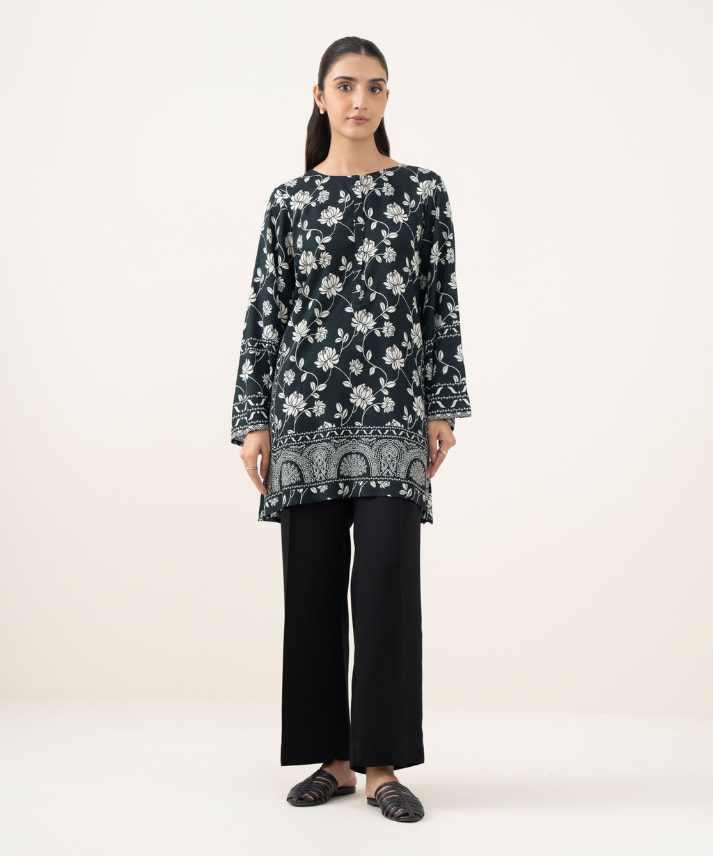 Printed Linen Viscose Shirt