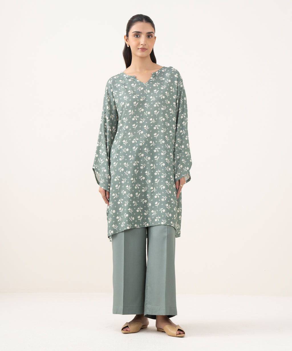 Printed Linen Viscose Shirt