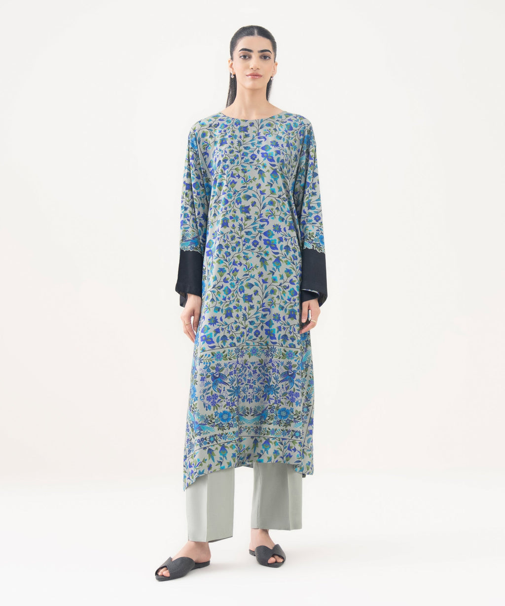 Printed Viscose Linen Shirt