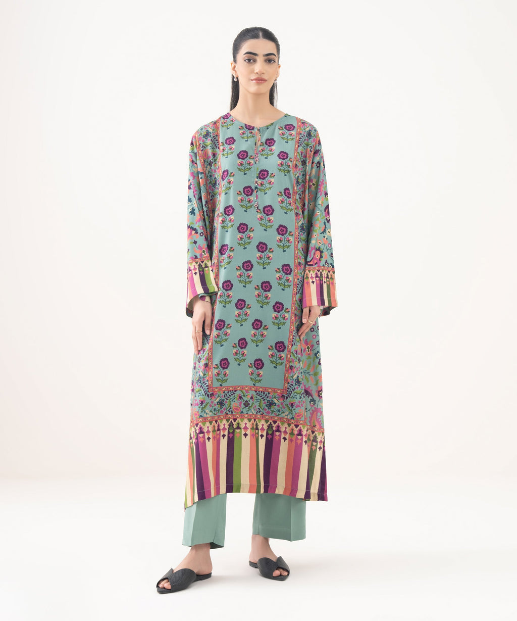 Printed Viscose Linen Shirt