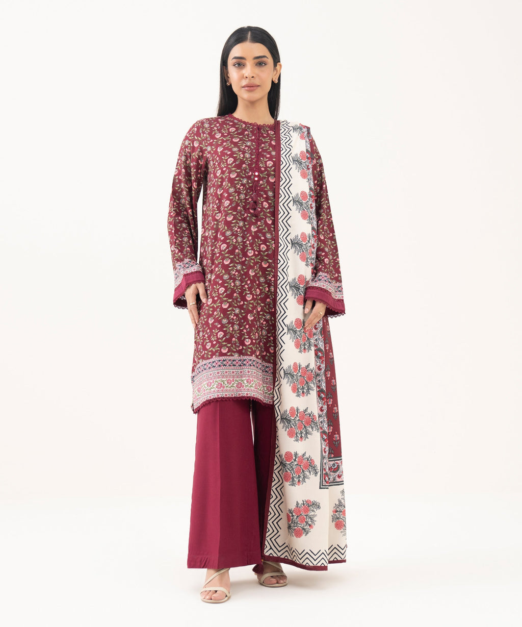 Printed Linen Viscose Dupatta