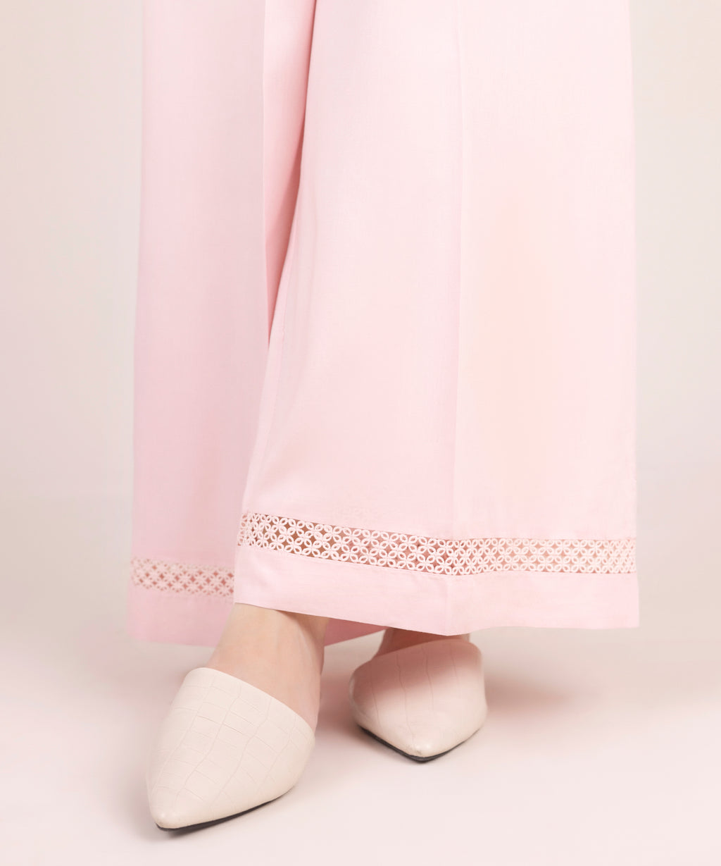 Linen Viscose Flared Pants