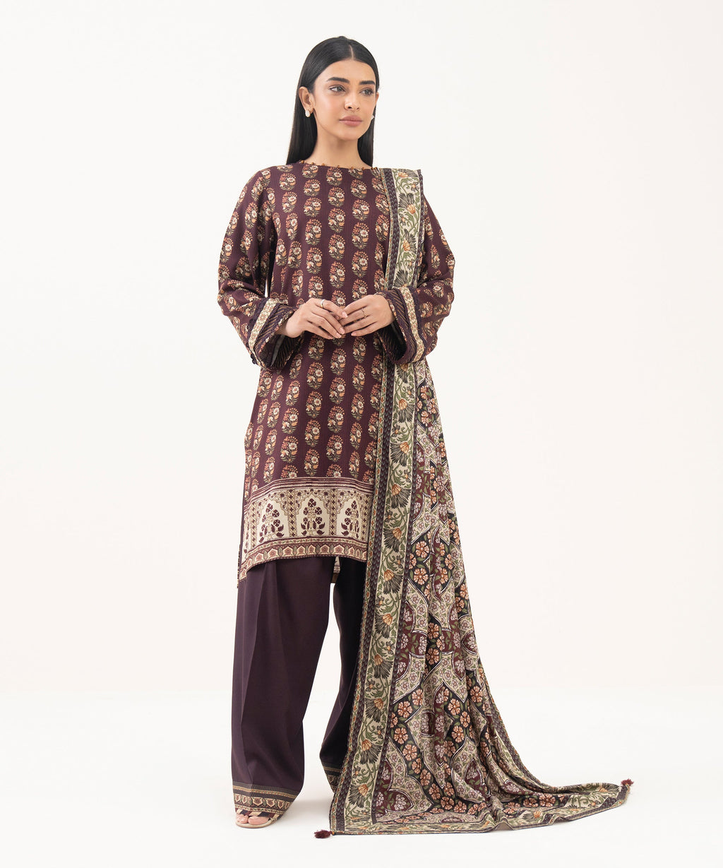 Printed Linen Viscose Dupatta
