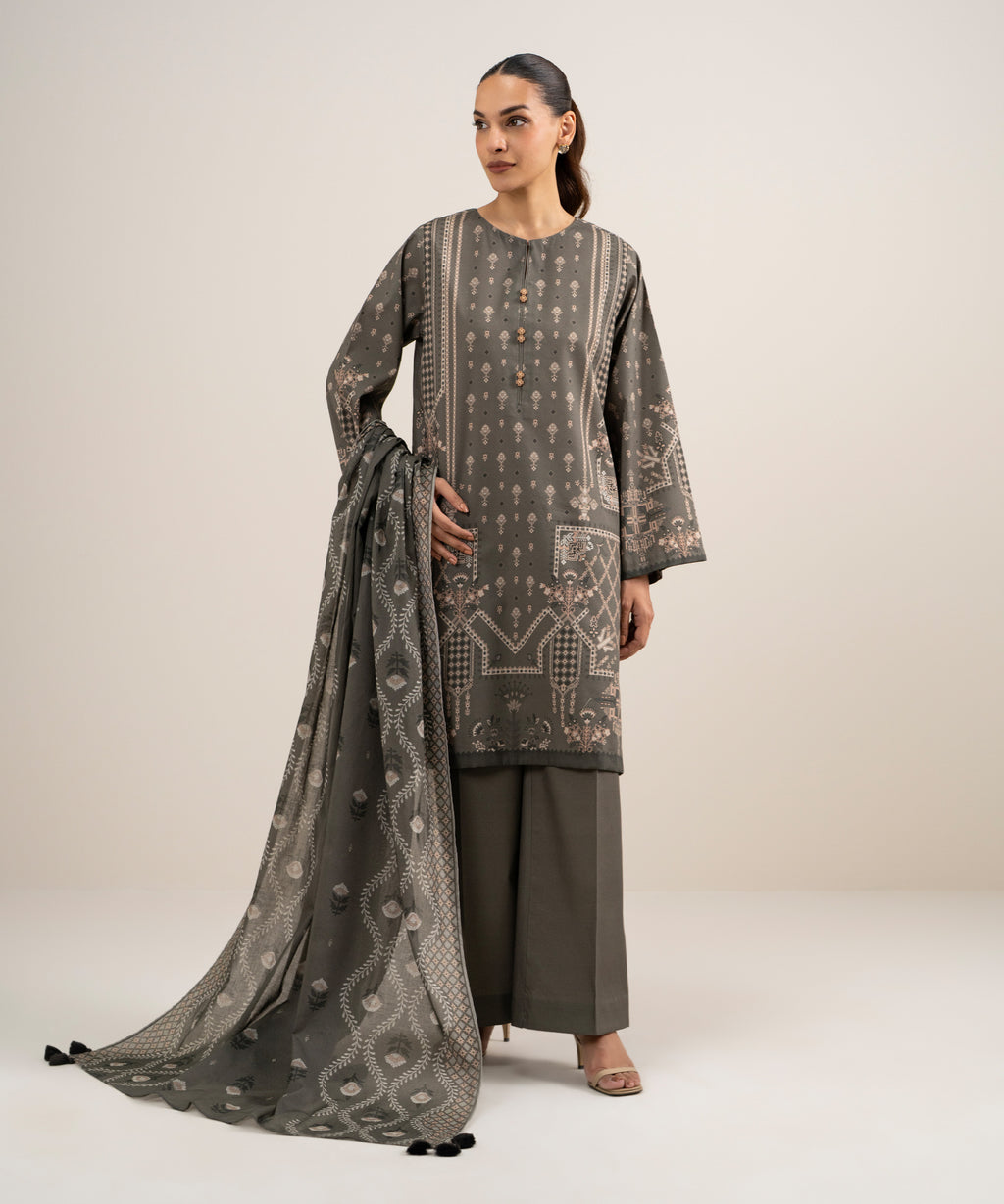 WOMEN 3PCS UNSTITCHED NEMB SUKOON