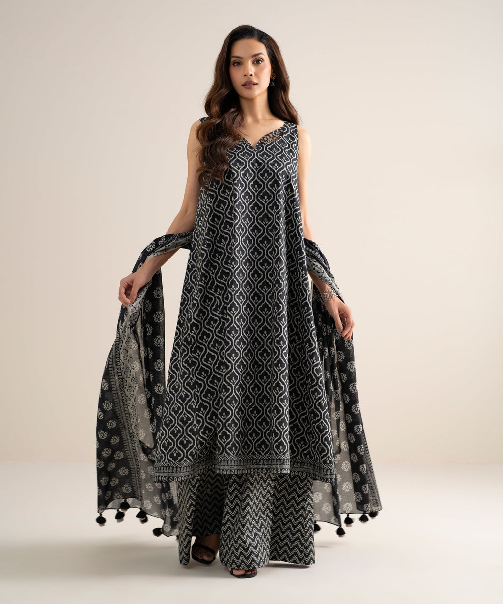 3 Piece - Printed Lawn Suit
