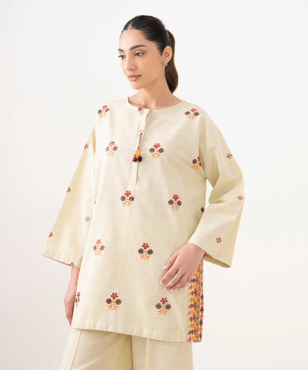 Embroidered Cotton Shirt