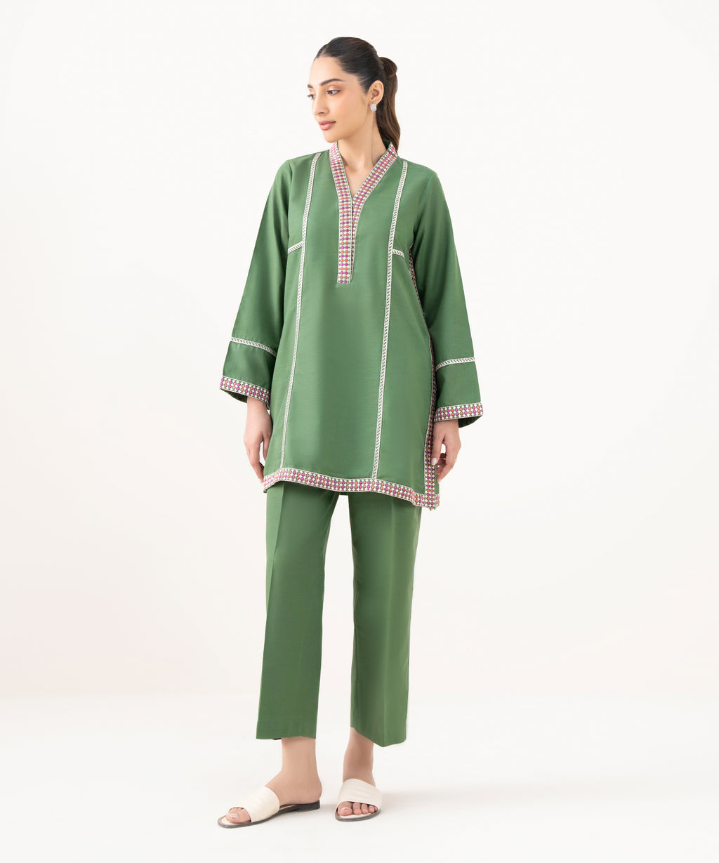 Embroidered Cotton Shirt