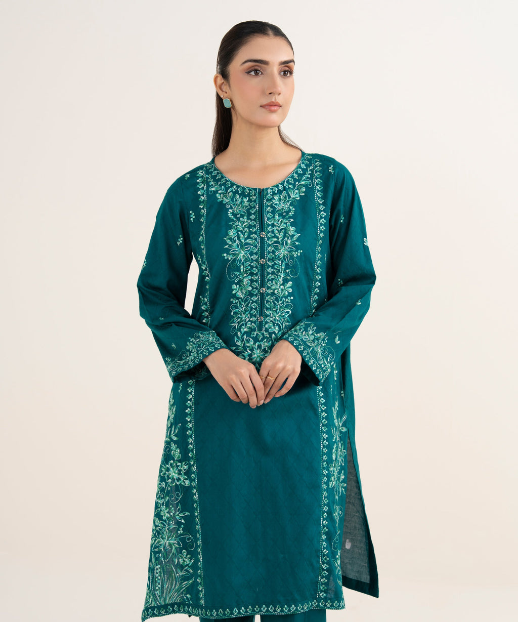 Embroidered Cotton Shirt