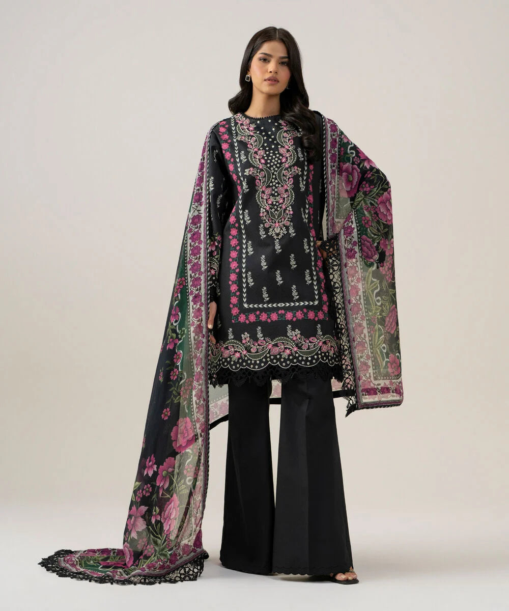 3 Piece - Embroidered Lawn Suit