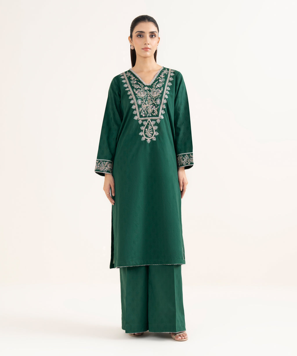 Embroidered Jacquard Shirt