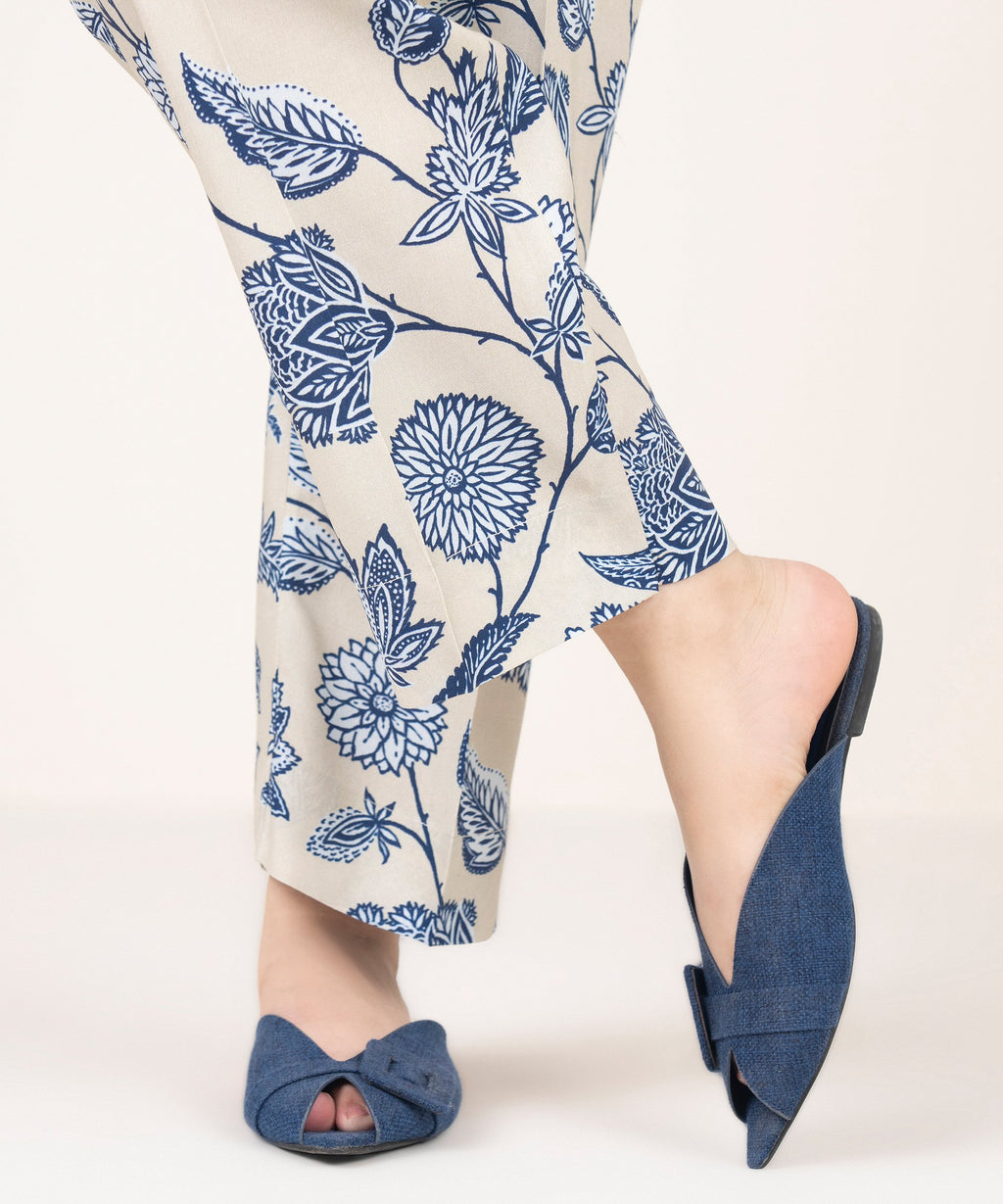Printed Viscose Linen Culottes
