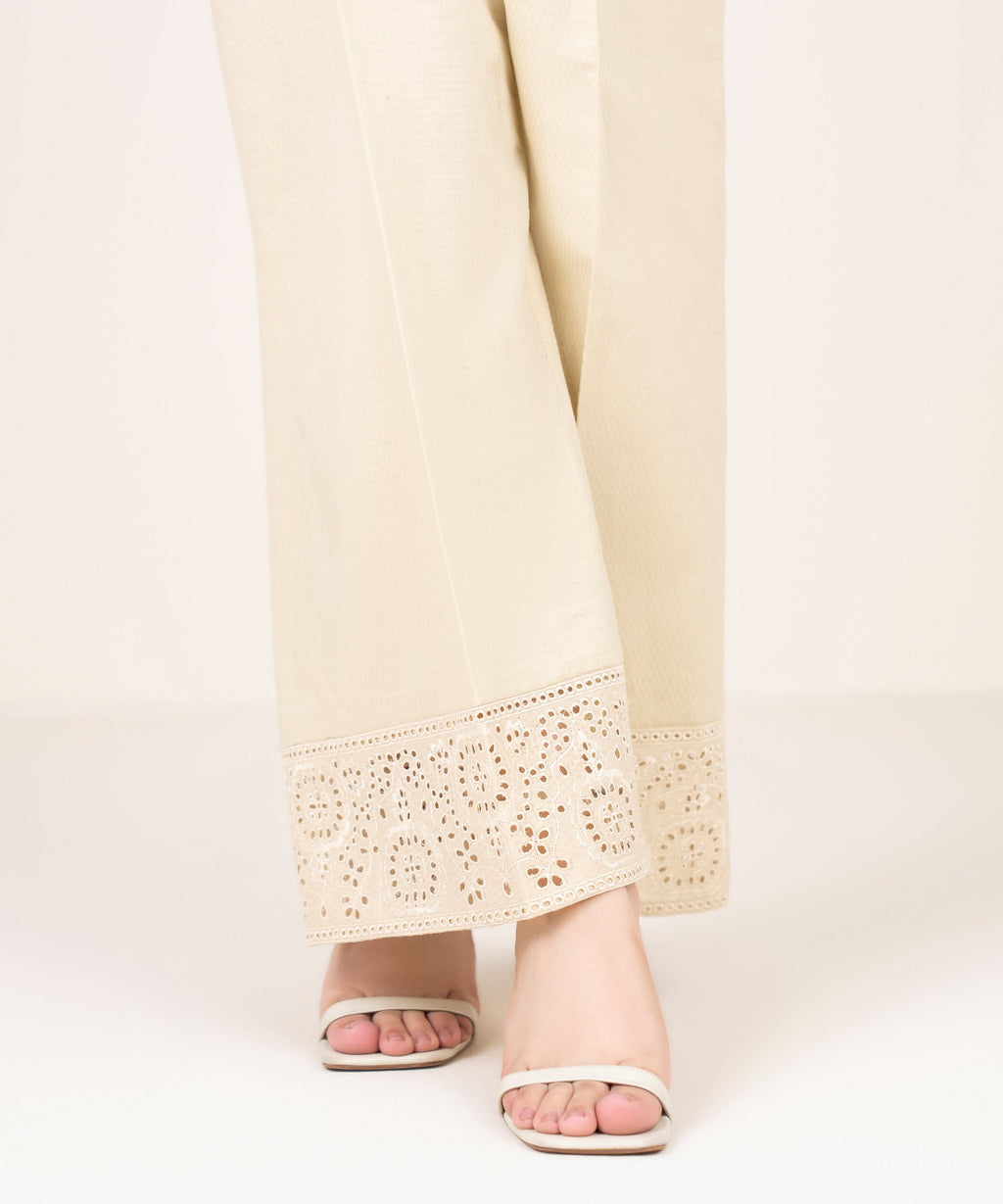 Embroidered Cotton Culottes