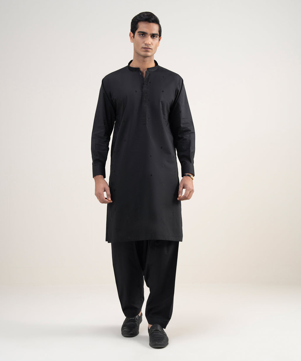 Embroidered Premium Cotton Suit