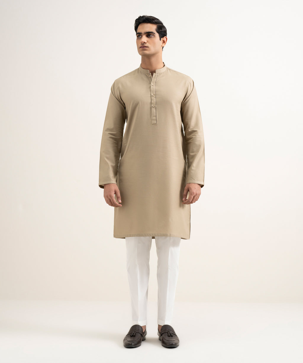Cotton Jacquard Kurta