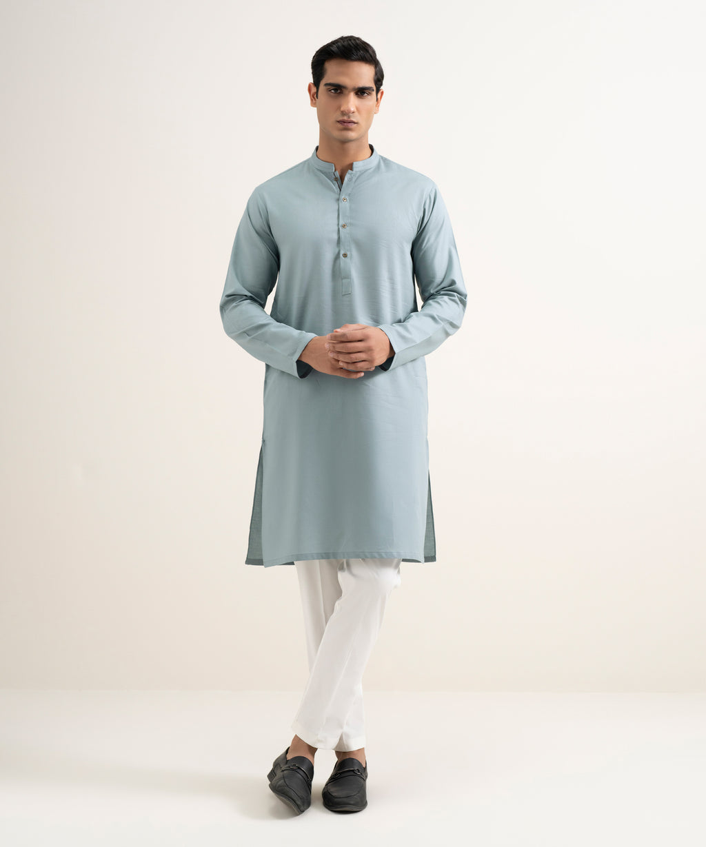 Cotton Jacquard Kurta