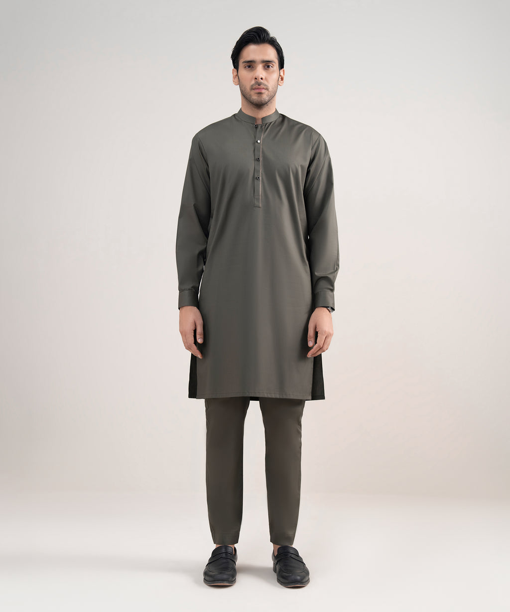 Embroidered Premium Cotton Suit