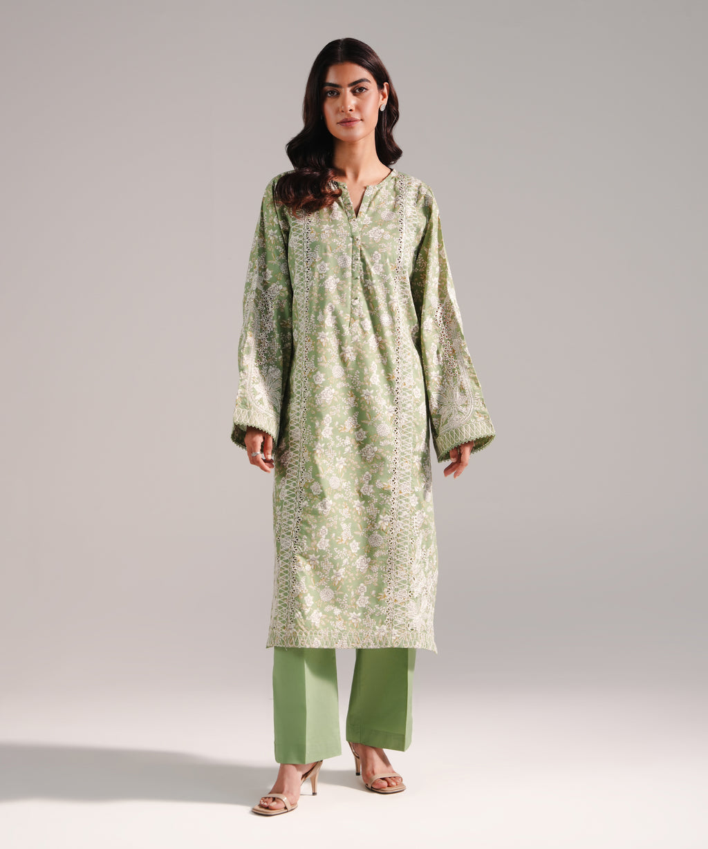 2 Piece - Embroidered Lawn Suit