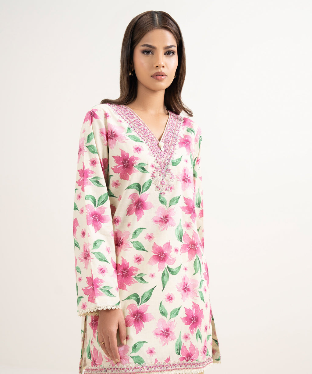 Embroidered Cambric Shirt