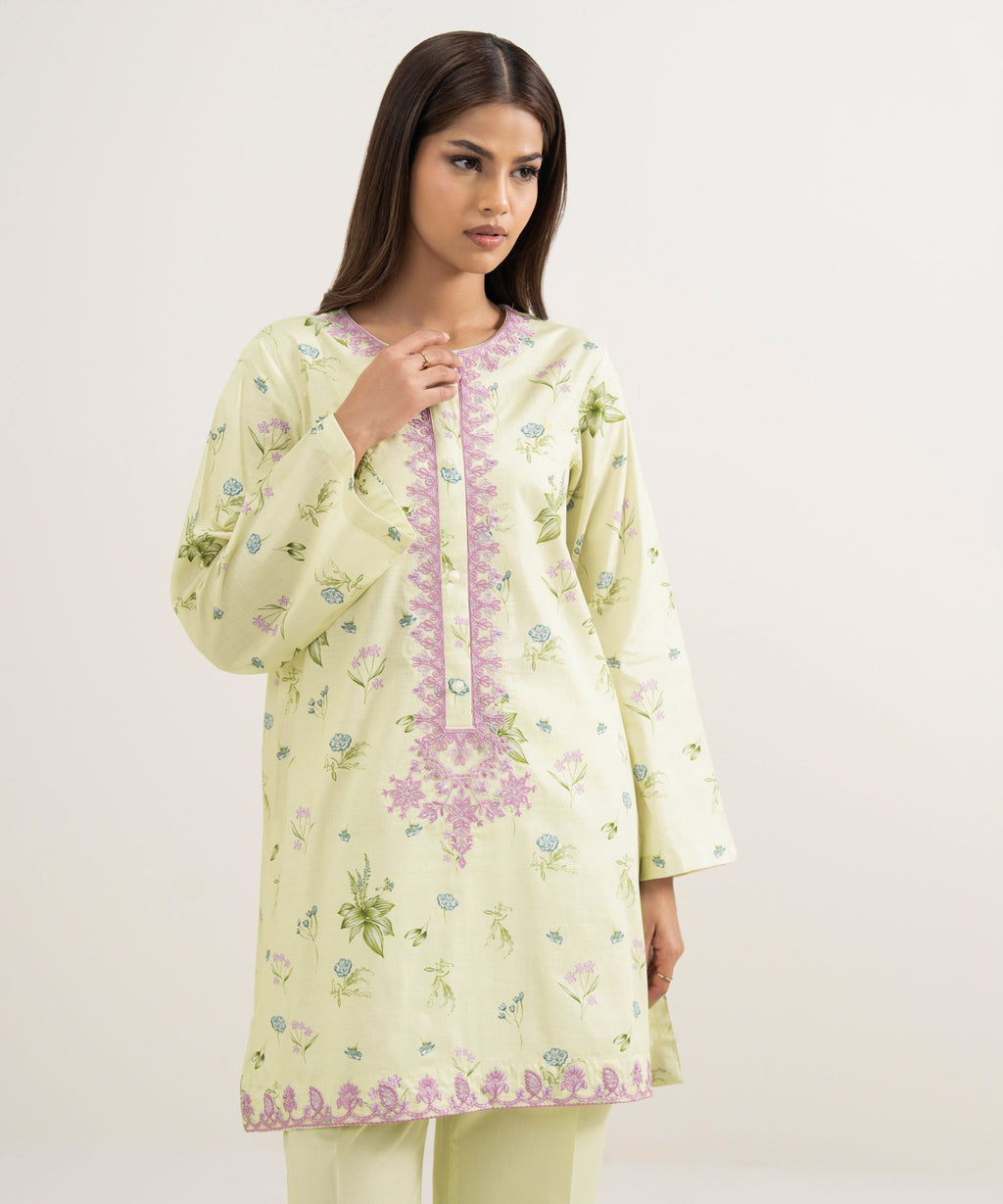 Embroidered Cambric Shirt