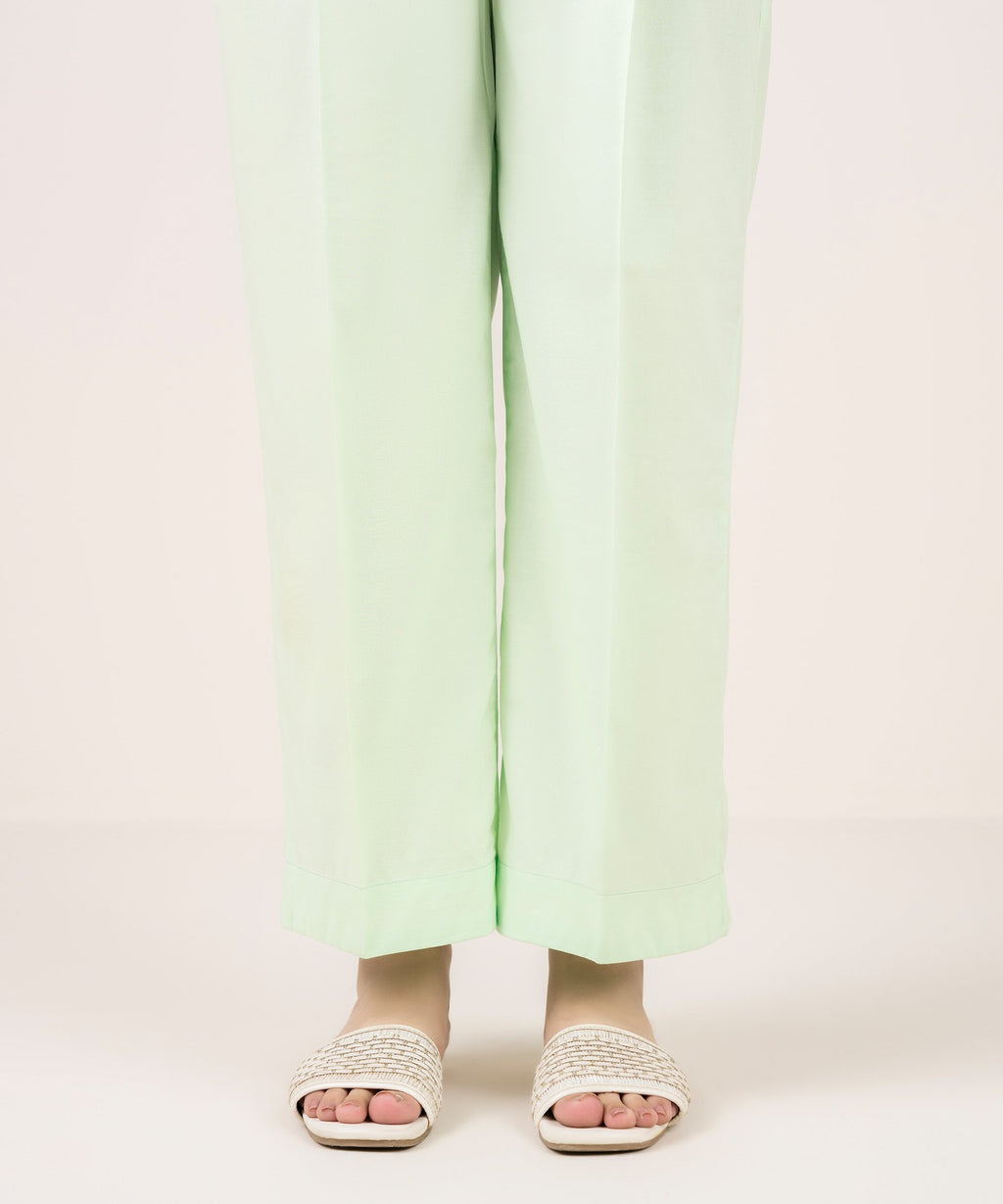 Solid Cotton Viscose Culottes