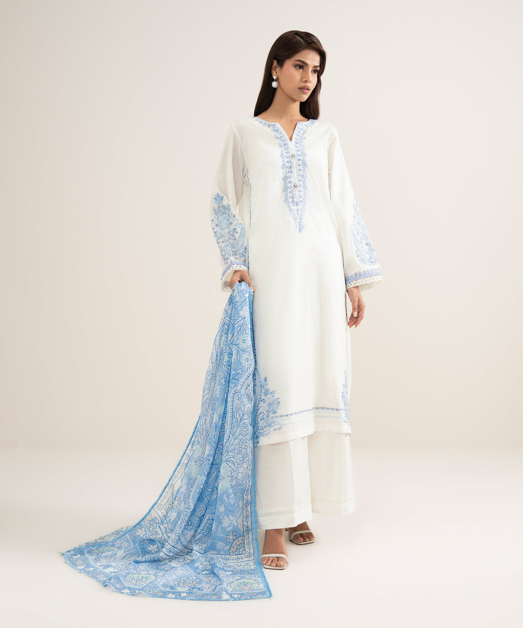 Printed Silk Dupatta