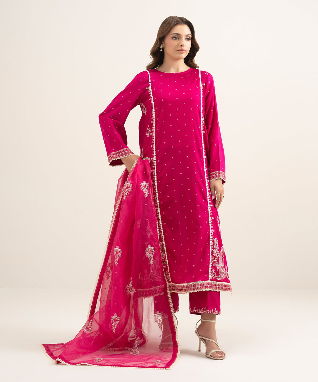 Embroidered Organza Dupatta