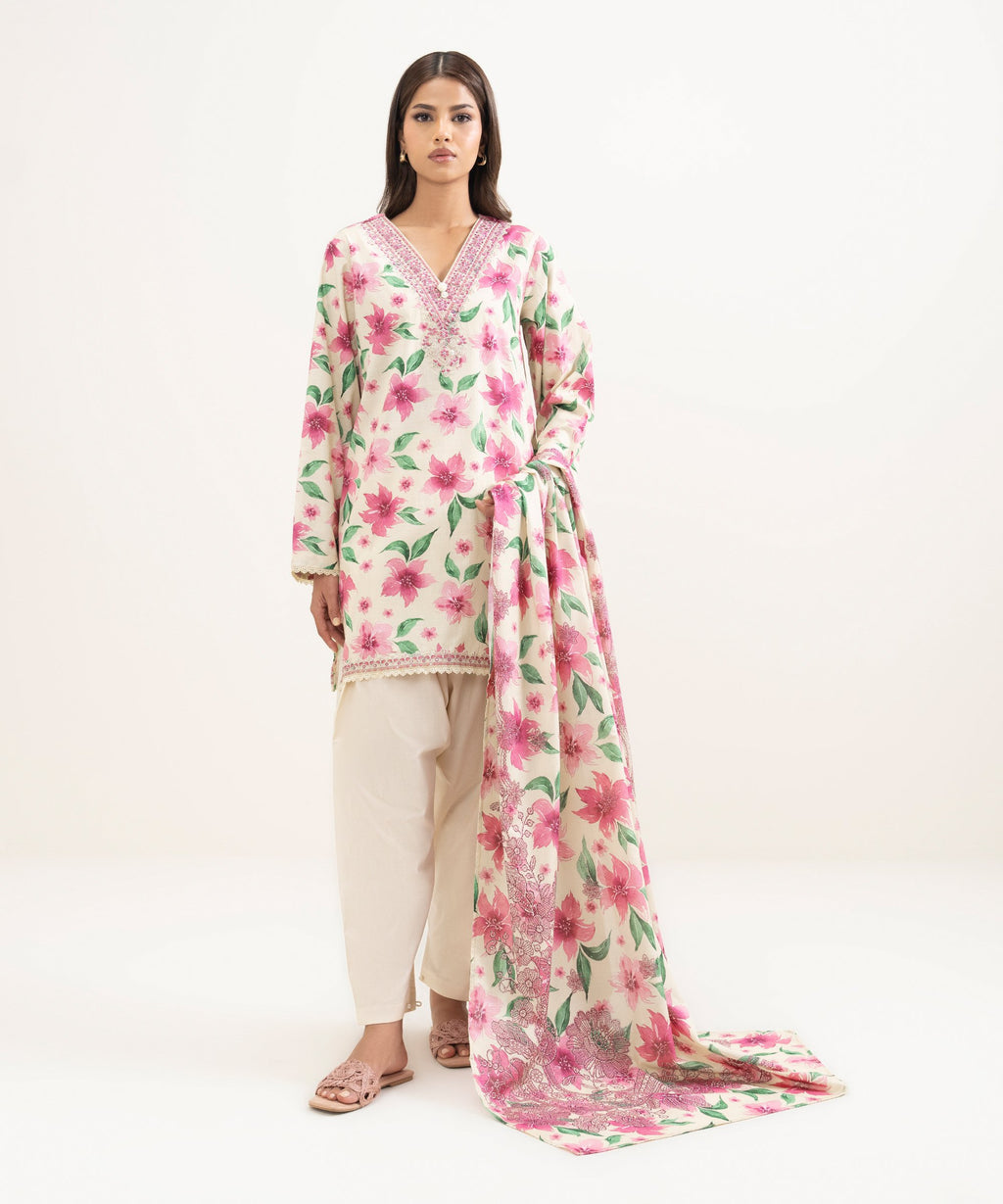 Printed Lawn Dupatta
